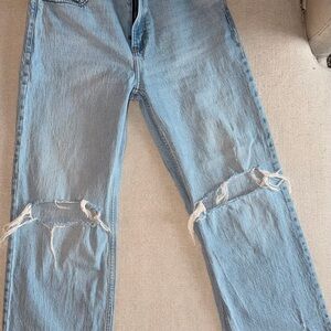 Abercrombie & Fitch Light Blue High Rise Jeans